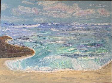 Print of Impressionism Beach Paintings by Darryl Green