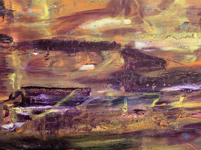 Original Abstract Landscape Painting by Darryl Green