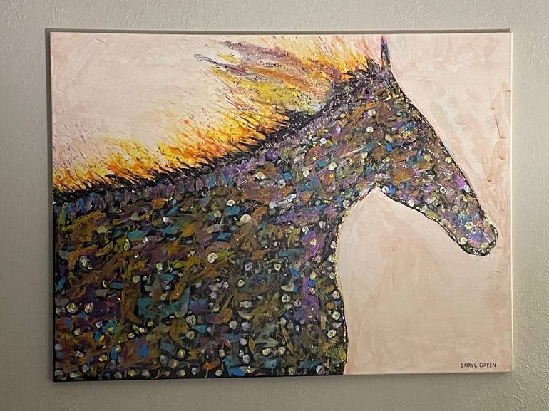 Original Horse Painting by Darryl Green