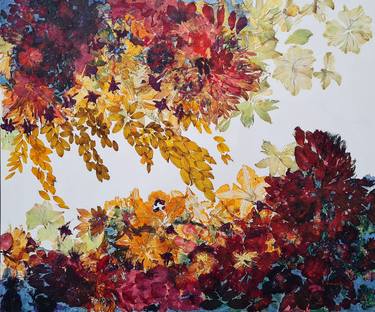 Original Abstract Botanic Painting by Karolina Franceschini