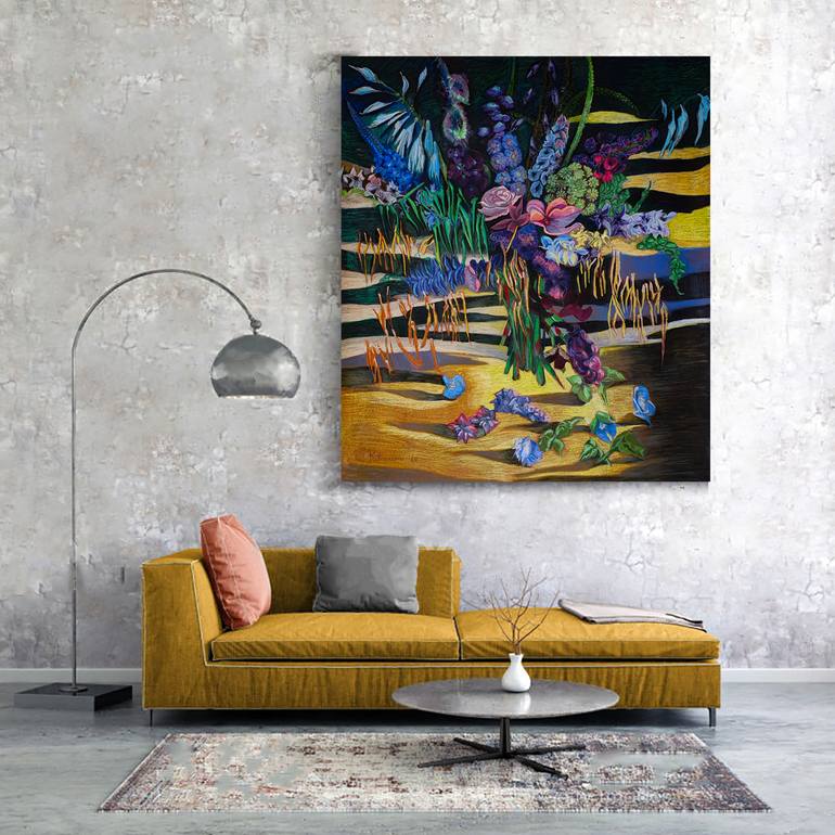 Original Fine Art Abstract Painting by Karolina Franceschini