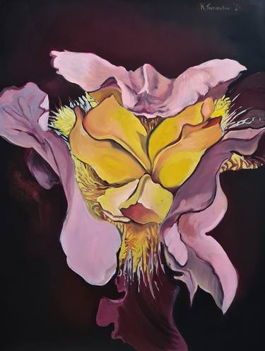 Original Abstract Botanic Paintings by Karolina Franceschini