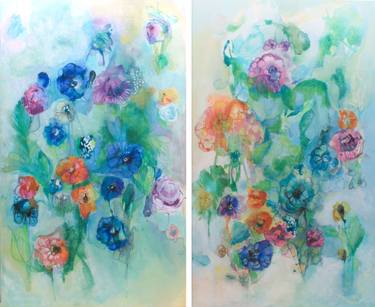 Original Expressionism Botanic Painting by Alejandra Balduzzi