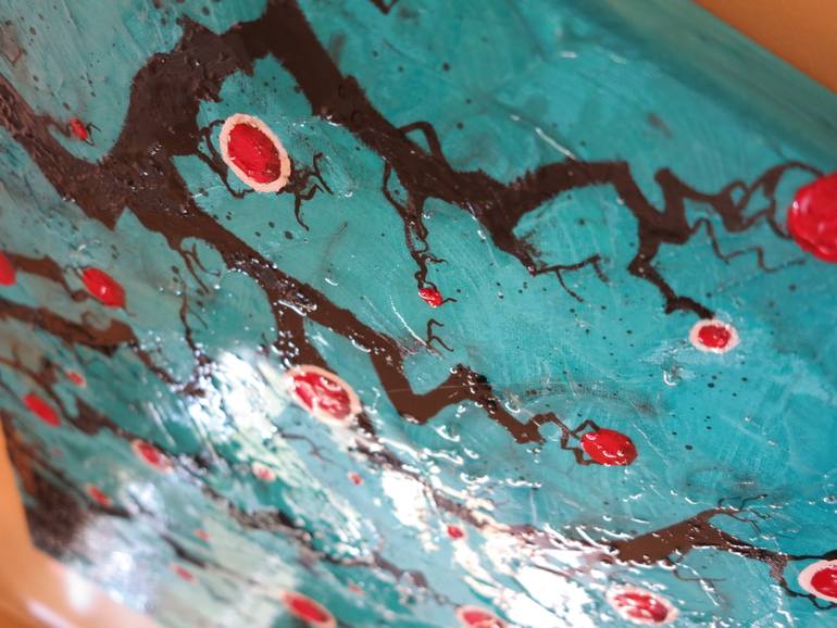 Original Abstract Expressionism Landscape Painting by Joanna Jensen