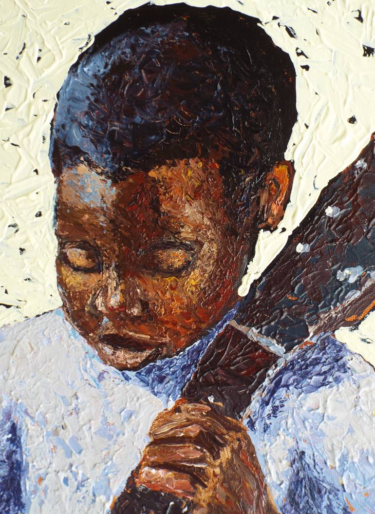 Original Impressionism Music Painting by Calvert Brown