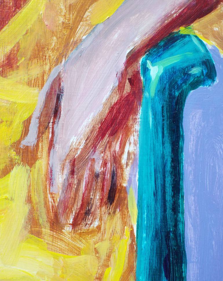 Original Expressionism People Painting by Calvert Brown