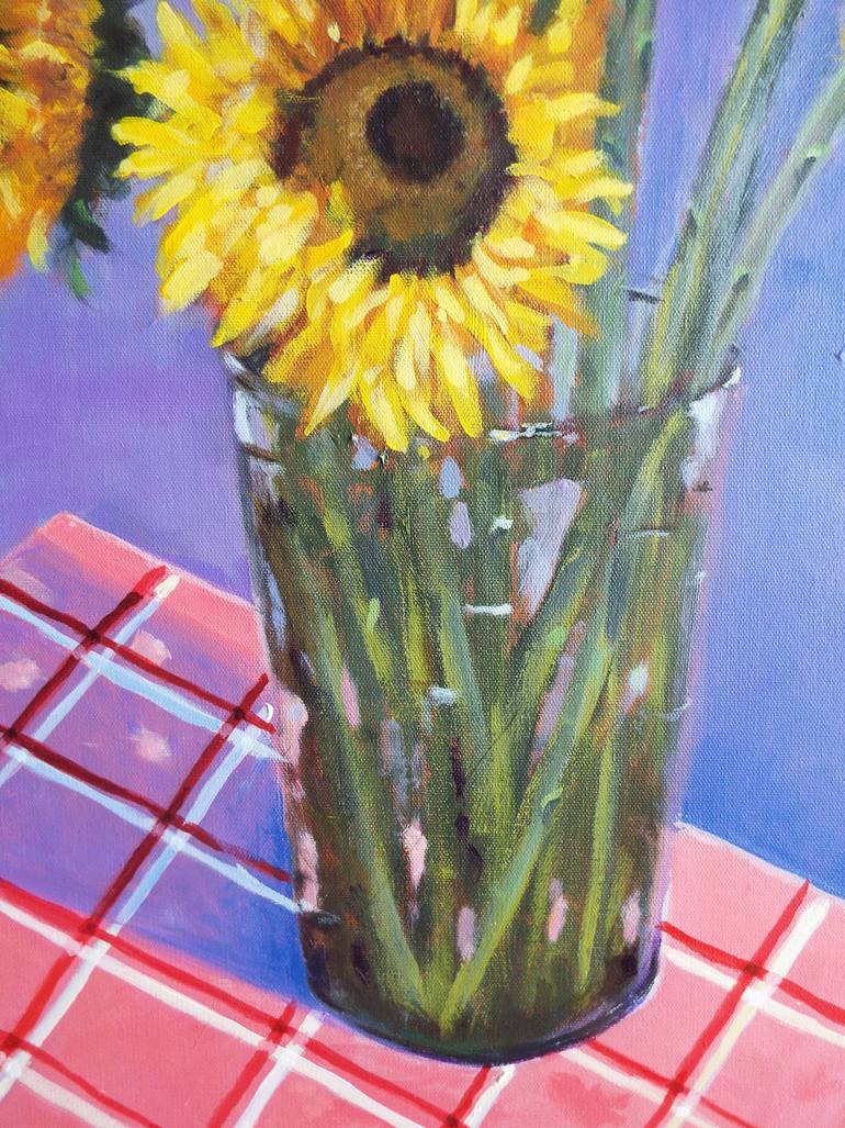 Original Impressionism Floral Painting by Calvert Brown