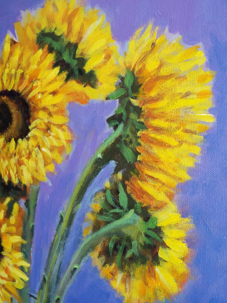 Original Impressionism Floral Painting by Calvert Brown