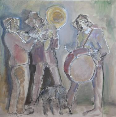 Original Expressionism Music Paintings by Andrei Medinski