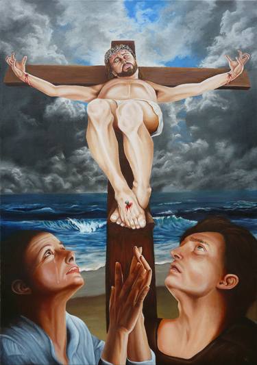 Print of Figurative Religion Paintings by Vic Ritchey