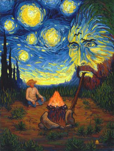 Van Gogh smokes the night thumb