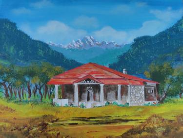 Original Fine Art Landscape Painting by Pankaj Kumar