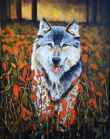 Wolf in the Fall thumb
