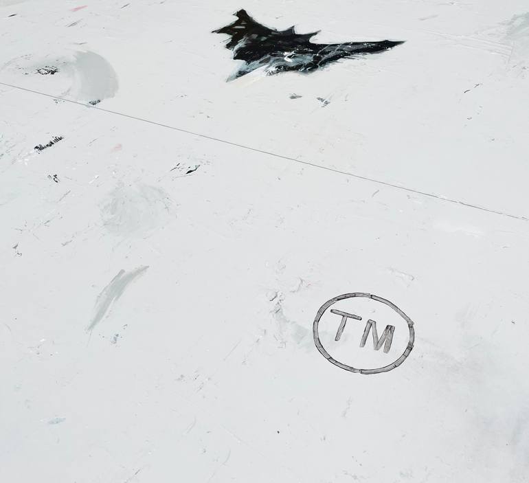 Original Abstract Animal Painting by Gino Belassen