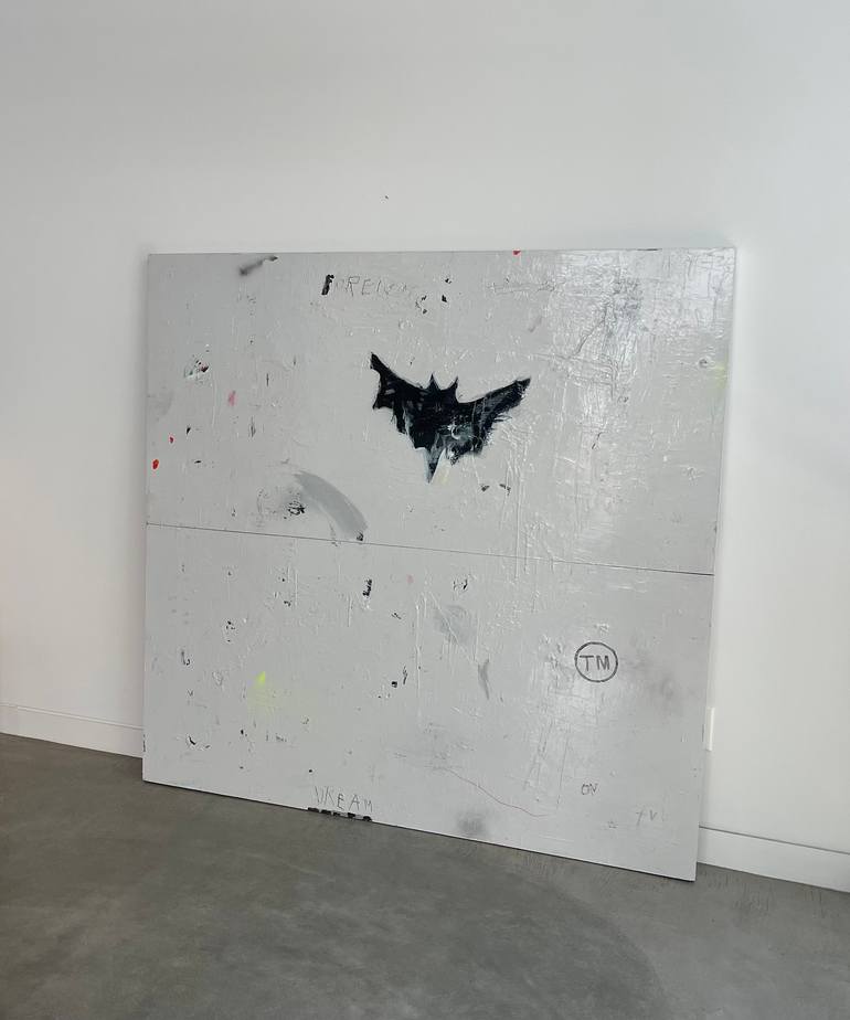 Original Abstract Animal Painting by Gino Belassen