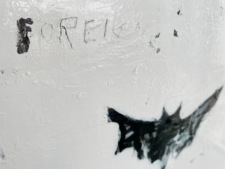 Original Abstract Animal Painting by Gino Belassen