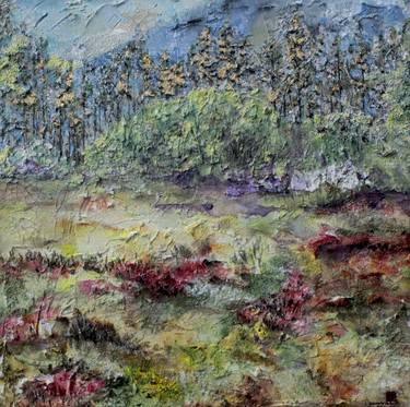 Original Abstract Expressionism Landscape Paintings by Brenda Berdnik