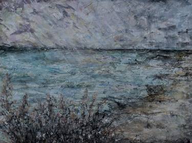 Original Expressionism Seascape Paintings by Brenda Berdnik