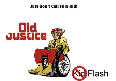 Old Justice Kid  Flash  thumb