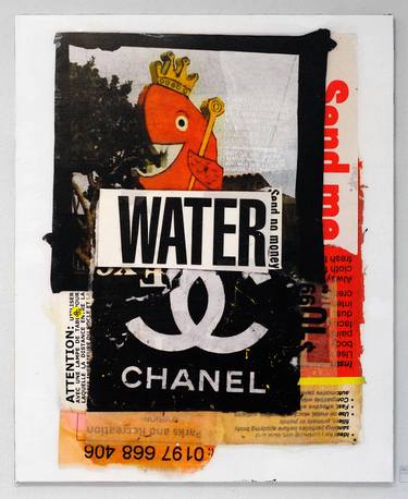 Original Dada Abstract Collage by Joaquin Salim