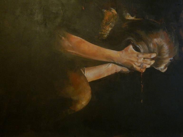 Original Figurative Politics Painting by Carolina Becker