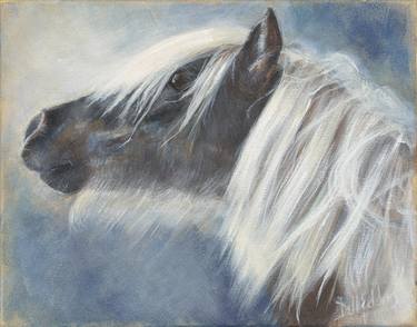 Print of Portraiture Horse Paintings by Dell Eddins