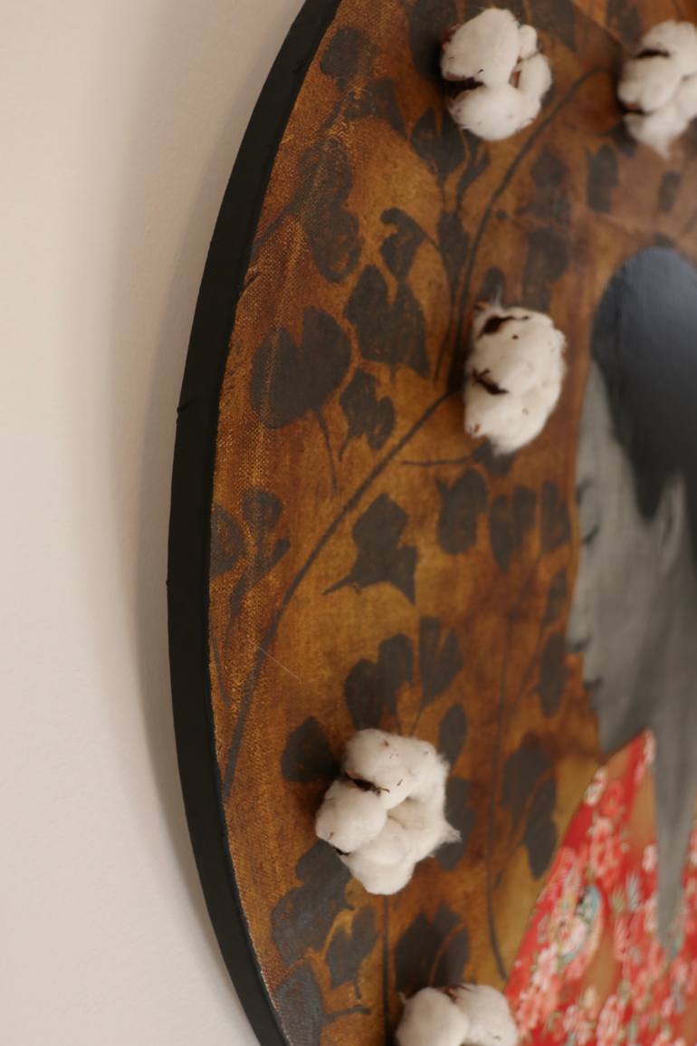 Original Contemporary People Mixed Media by Jacinthe Lamontagne-Lecomte