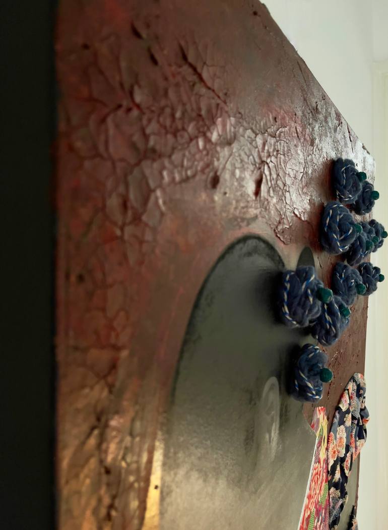 Original Contemporary People Mixed Media by Jacinthe Lamontagne-Lecomte