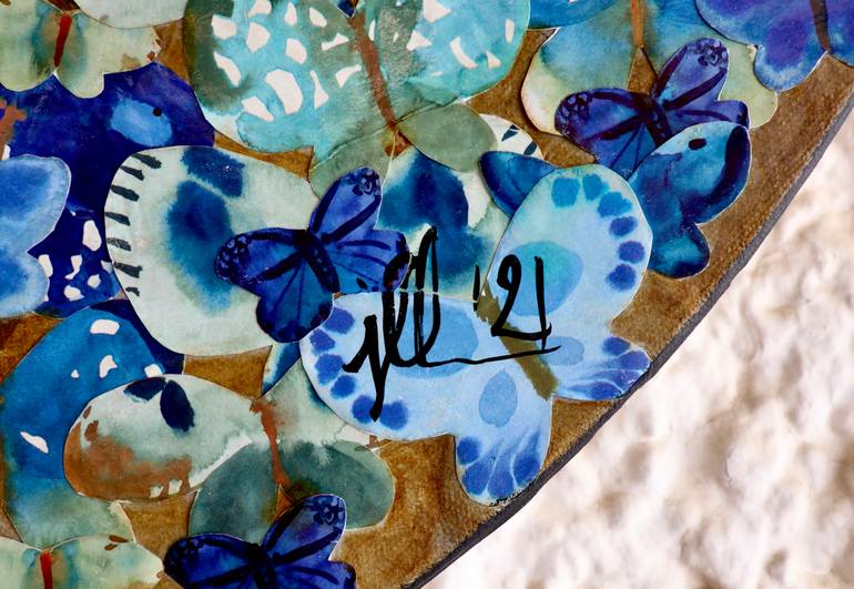 Original Contemporary People Mixed Media by Jacinthe Lamontagne-Lecomte