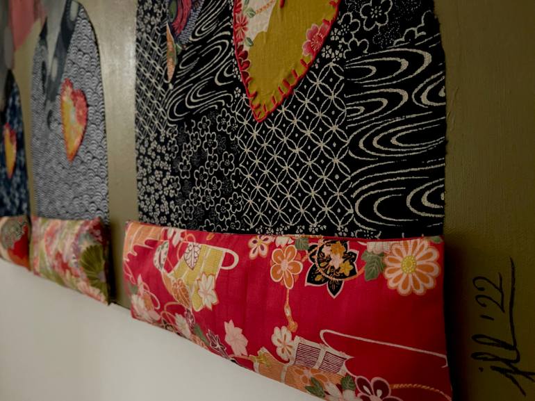 Original Contemporary Women Mixed Media by Jacinthe Lamontagne-Lecomte