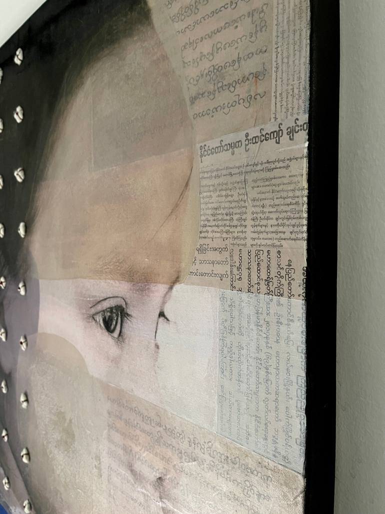 Original Contemporary Children Mixed Media by Jacinthe Lamontagne-Lecomte