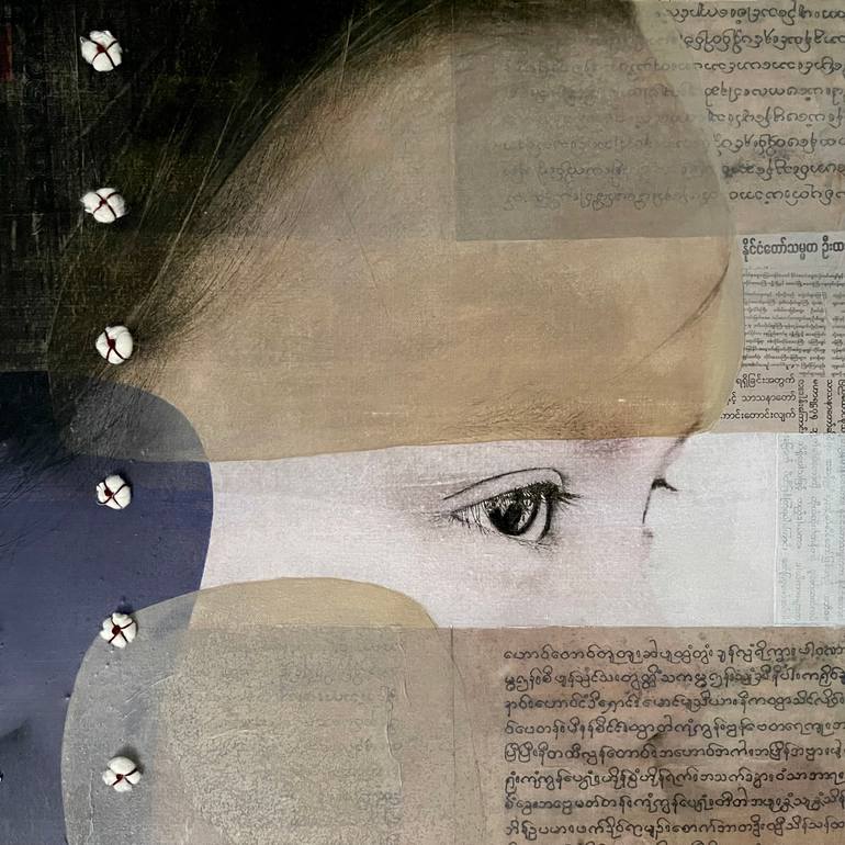 Original Contemporary Children Mixed Media by Jacinthe Lamontagne-Lecomte