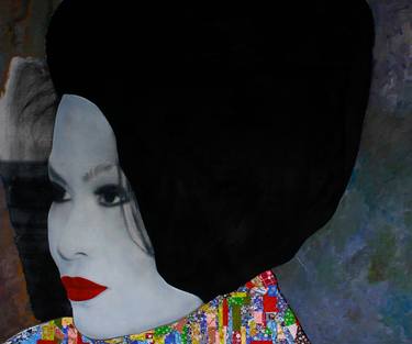 Original Women Mixed Media by Jacinthe Lamontagne-Lecomte