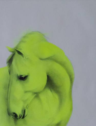 Original Figurative Horse Drawings by marta sladká