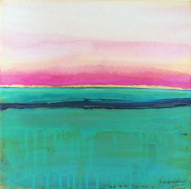 Print of Abstract Expressionism Seascape Paintings by Monique Labusch