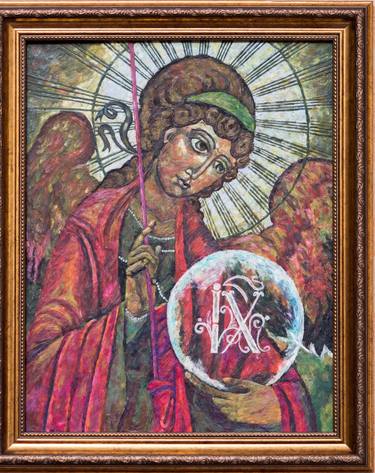 The Archangel Michael with the sphere thumb