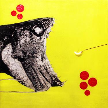 Print of Fish Collage by Mimmo Di Paolo