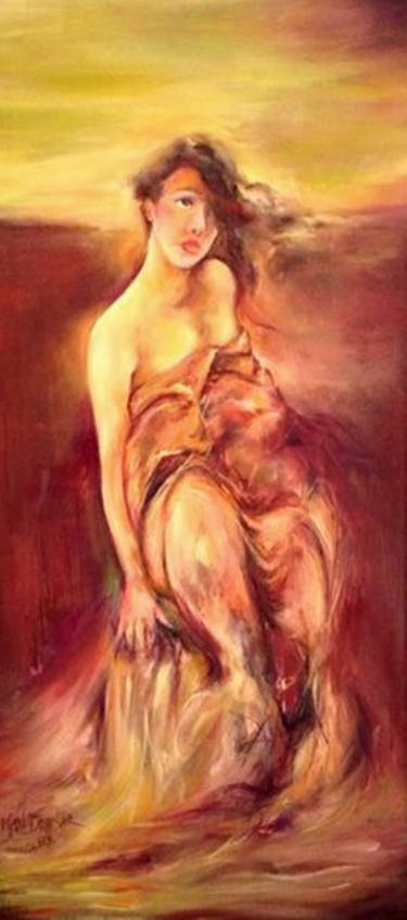 Original Abstract Love Paintings by SAHAP AKSACLI