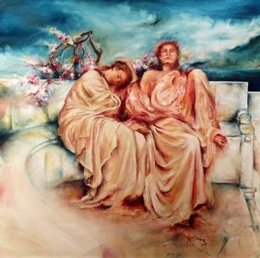 Original Love Paintings by SAHAP AKSACLI
