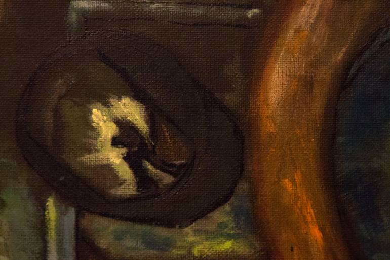 Original Expressionism Home Painting by Martin Della Vecchia