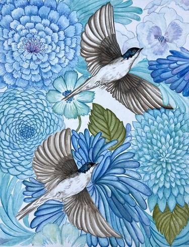 Original Figurative Animal Painting by Emily Mcphee