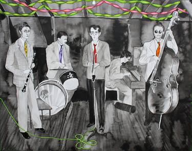 Print of Figurative Music Paintings by Emily McPhee