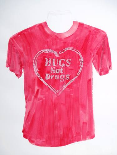 Hugs Not Drugs T-Shirt, 1980s thumb
