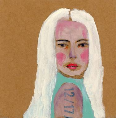 Print of Expressionism Portrait Paintings by Katie Jeanne Wood