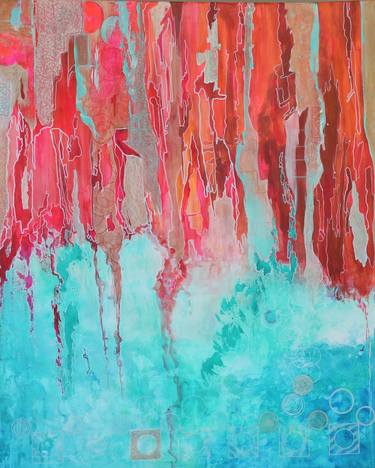 Original Abstract Expressionism Abstract Paintings by María Fernanda Rota