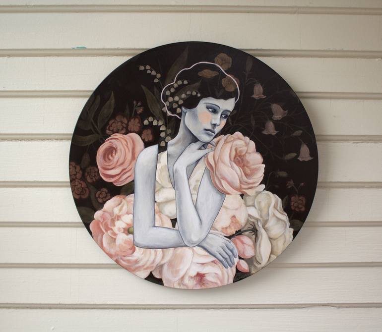 Original Figurative Floral Painting by Shawna Gilmore