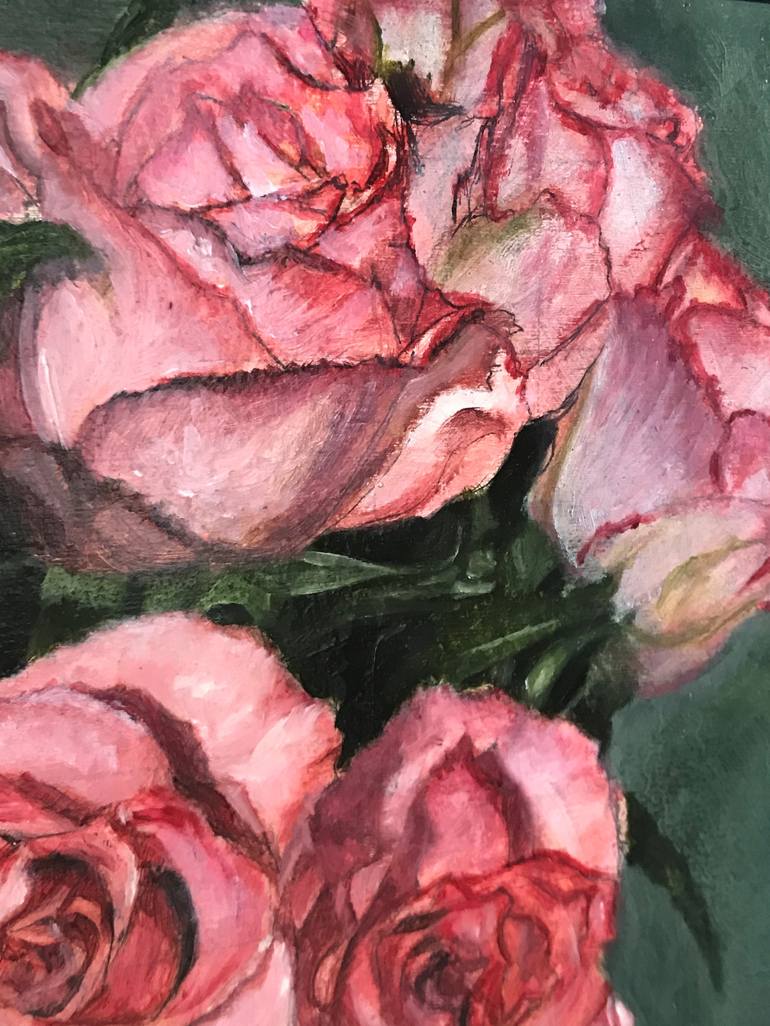 Original Realism Floral Painting by Niki Skelton