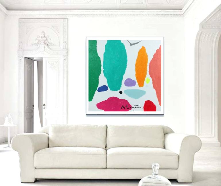 Original Pop Art Nature Painting by Alejos Lorenzo