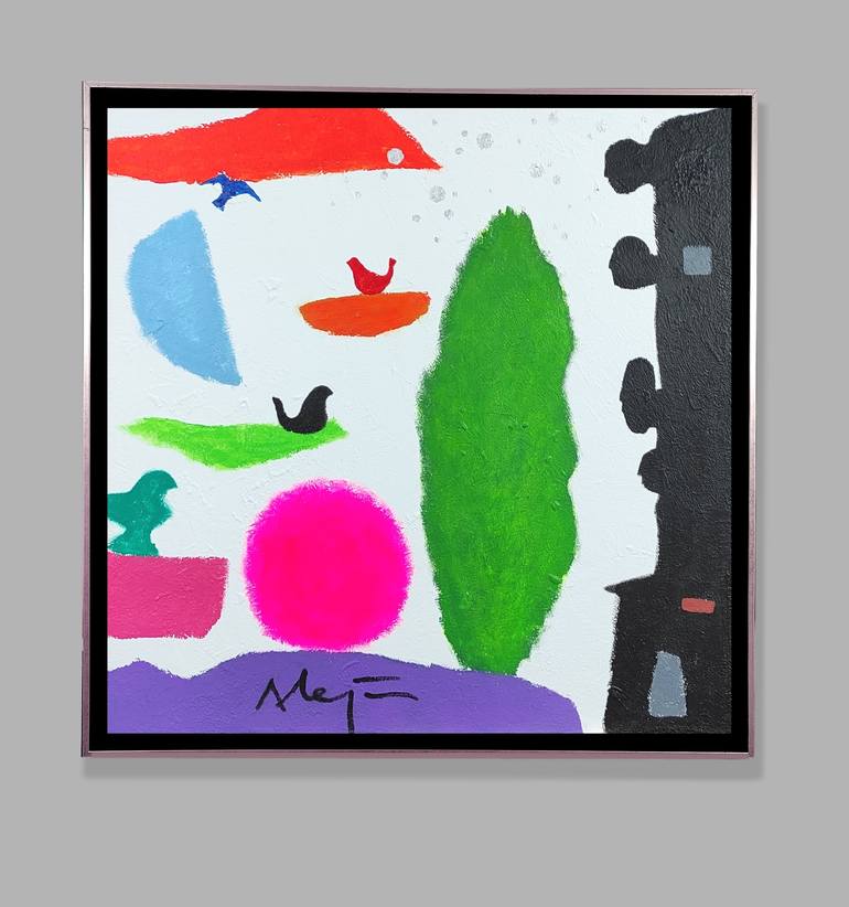 Original Contemporary Architecture Painting by Alejos Lorenzo