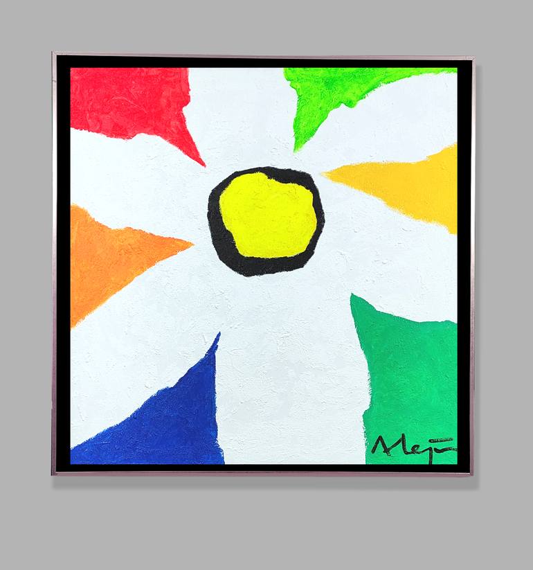 Original Contemporary Floral Painting by Alejos Lorenzo